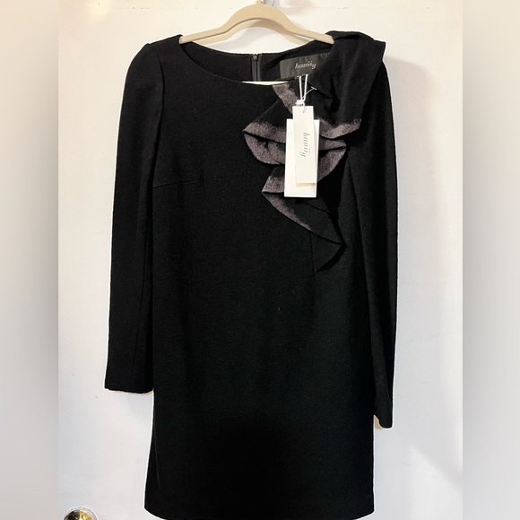 Nwt-vintage- Hanii Y- wool mini dress- size 40 - Picture 1 of 4